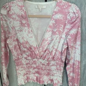 NWOT Wayf long sleeve top Size small